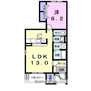 ヴィラ グレイス【1階】の間取り