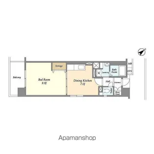 コーポレート稲毛海岸【2階】の間取り