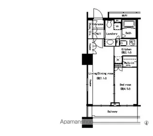 パークアクシス名駅南【5階】の間取り