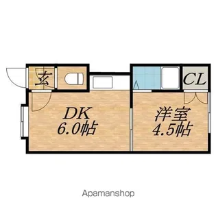 北10条ファミリーハイツ【2階】の間取り