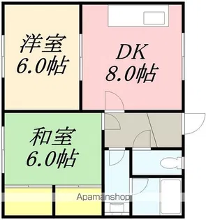 高橋マンション(タカハシマンション)【104号室】の間取り