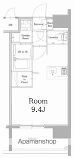 エンクレスト天神LINK【3階】の間取り