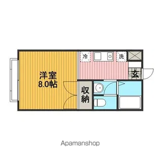コンフォート・カキシマ【1階】の間取り