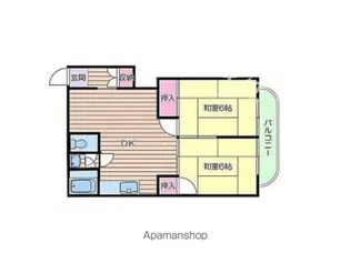 三井マンション【1階】の間取り