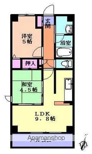 フェスティナレンテ【301号室】の間取り
