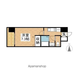 アレーズカシェート【10階】の間取り