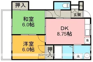 アインハイムⅡ【1階】の間取り