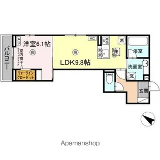 Colermo舟入南【1階】の間取り
