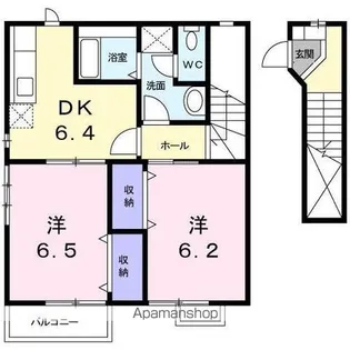 グレイス・フル・エンブレスGⅠ【2階】の間取り