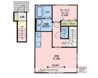 ルーブル大沼Ⅱ【2階】の間取り