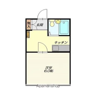 ヒルトップ桜田【1C号室】の間取り