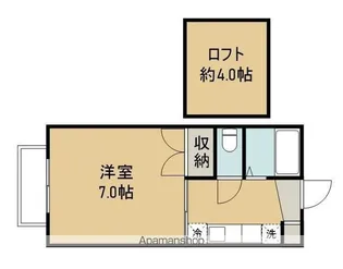 プリンスコートオークB棟【2階】の間取り