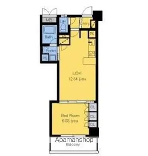 静岡馬渕エンブルコート【7階】の間取り