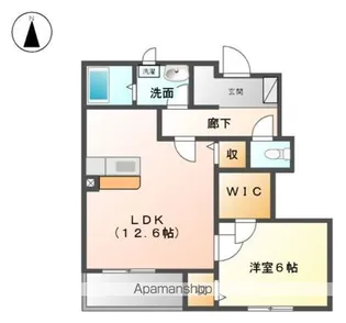 FOREST(フォレスト)【1階】の間取り