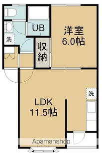 アル白鳥Ⅲ【203号室】の間取り