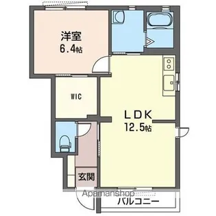 グランシーナ・オレオ【1階】の間取り
