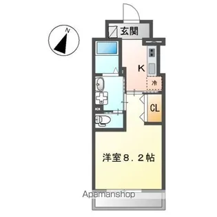 ラヴィ・K【2階】の間取り