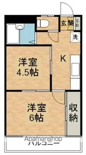 シャトー小林【3階】の間取り