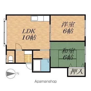 ホワイトセブン【2階】の間取り