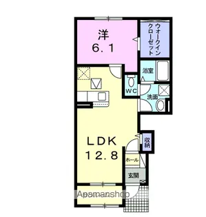 H5 レジデンス【1階】の間取り