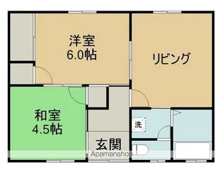 中村アパート【102号室】の間取り