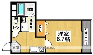 フジパレスあびこ駅東Ⅴ番館【103号室】の間取り