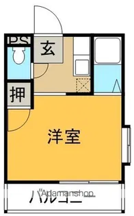 シャトル昭和町【401号室】の間取り