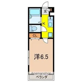 エンジェル【102号室号室】の間取り