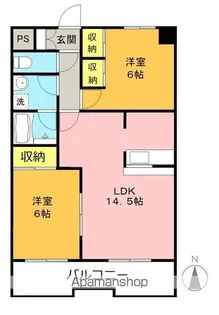 B・INSIDE249【3階】の間取り