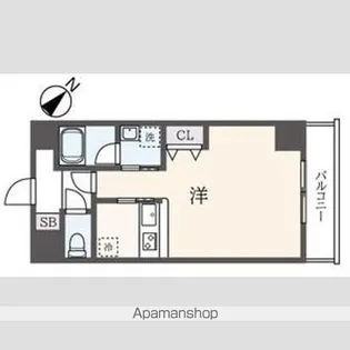 フェルテ髙波【7階】の間取り