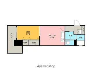RIDGE大曾根(旧ルクレ大曾根)【5階】の間取り