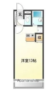 サンタクロスB【4階】の間取り