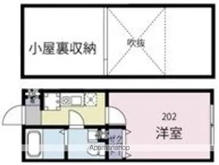 ウラノス勝田台【2階】の間取り