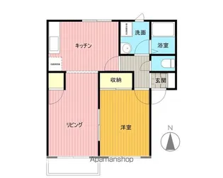 レジデンスよしの【2階】の間取り