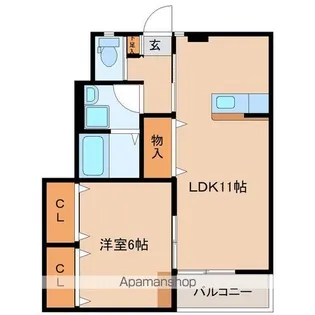 アミューズSE【1階】の間取り