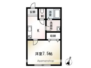 グランヴェール【1階】の間取り