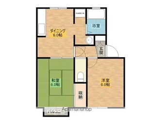 コーポラスウィング【106号室】の間取り