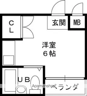 ダイヤコーポ【1階】の間取り