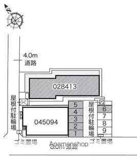 レオパレスレインボー【107号室】の間取り