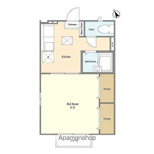 フェリース村松【1階】の間取り