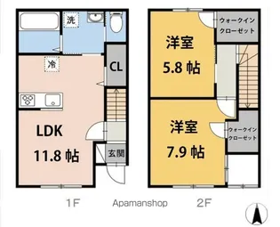 セラータ【1階】の間取り