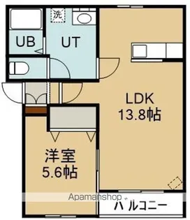 ル・ヴァンクレール【4階】の間取り