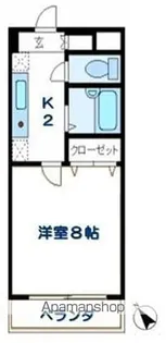 アレックス昱【2階】の間取り