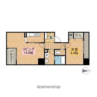 CASABIANCA【4階】の間取り