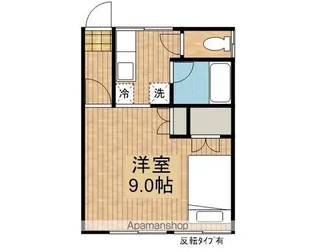 岩手県滝沢市巣子【アパート】の間取り