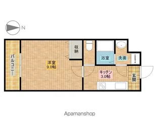 ブルースハープⅡ【1階】の間取り
