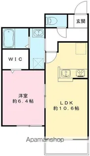 ルミエール ドゥペ【203号室号室】の間取り