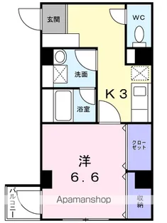 コルソ アダージョ【5階】の間取り