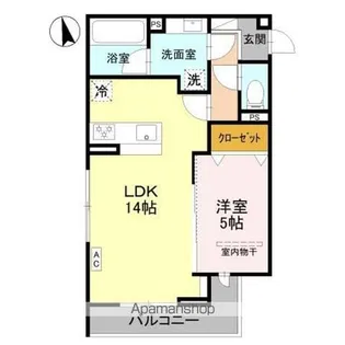 Remplir(ランプリール)【3階】の間取り