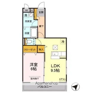 カインドコープ Ⅱ【1階】の間取り